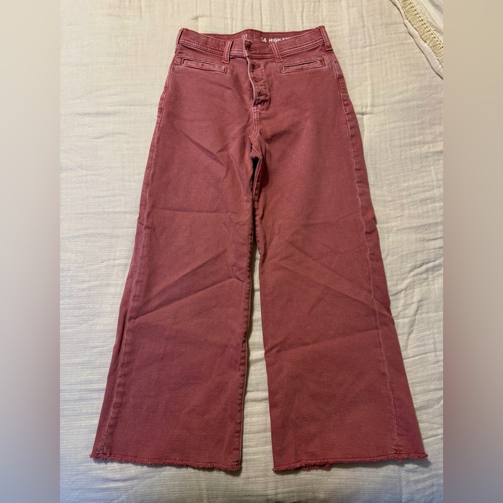 Gap kids cropped wide leg pant